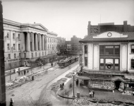 Washington DC circa  Ninth and G Streets With a view of the US Patent Office